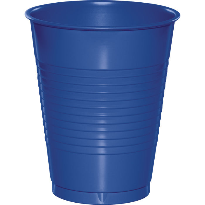 240 pc Bulk Cobalt Blue 16 oz Plastic Cups