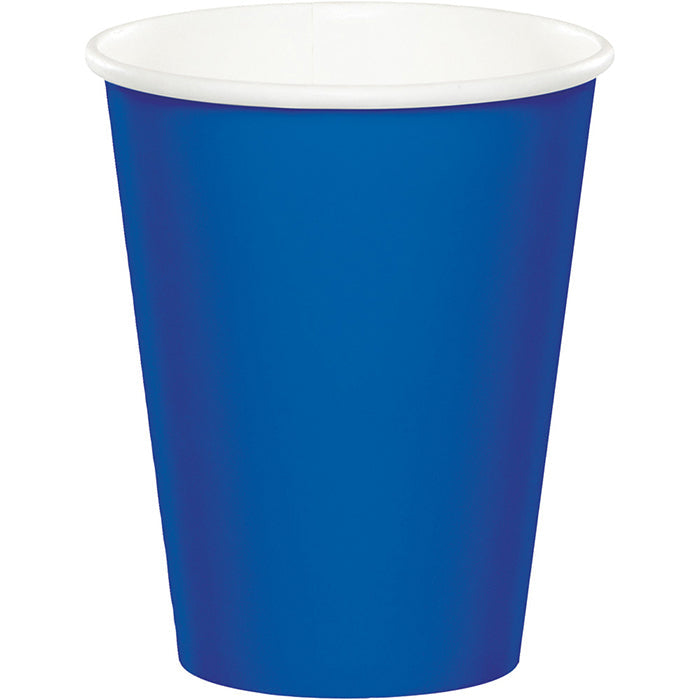 96 pc Bulk Cobalt Blue Value Friendly 9 oz Hot & Cold Cups