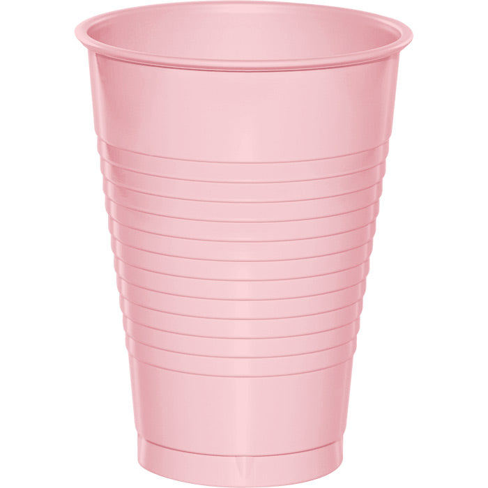 240 pc Bulk Classic Pink 12 oz Plastic Cups
