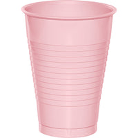 240 pc Bulk Classic Pink 12 oz Plastic Cups