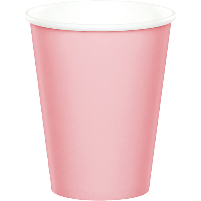 96 pc Bulk Classic Pink Value Friendly 9 oz Hot & Cold Cups