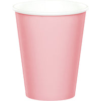 96 pc Bulk Classic Pink Value Friendly 9 oz Hot & Cold Cups