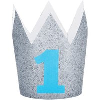 6 pc Bulk 1st Birthday Boy Crowns