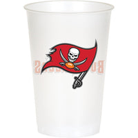 96/Case Bulk Tampa Bay Buccaneers 20 oz Plastic Cups