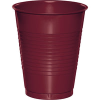 240 pc Bulk Burgundy 16 oz Plastic Cups