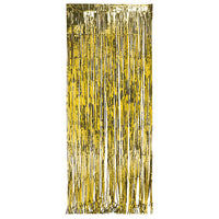 6 pc Bulk Gold Foil Door Curtain