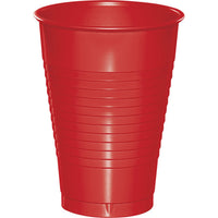 240 pc Bulk Classic Red 12 oz Plastic Cups