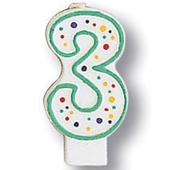 6 pc Bulk Polka Dot #3 Candles