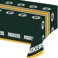 Green Bay Packers Plastic Table Cover, 54
