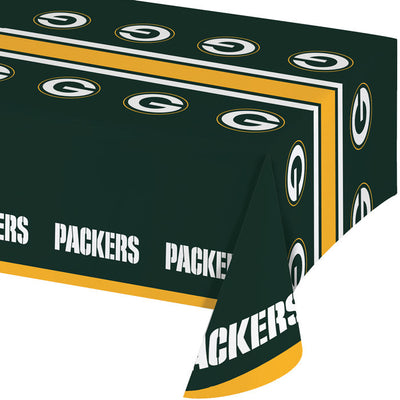 12/Case Bulk Green Bay Packers Table Covers
