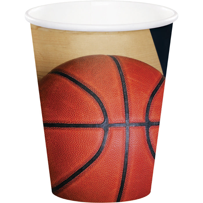 96 pc Bulk Basketball 9 oz Cups