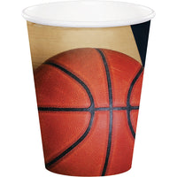 96 pc Bulk Basketball 9 oz Cups