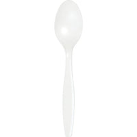 288 pc Bulk White Plastic Spoons