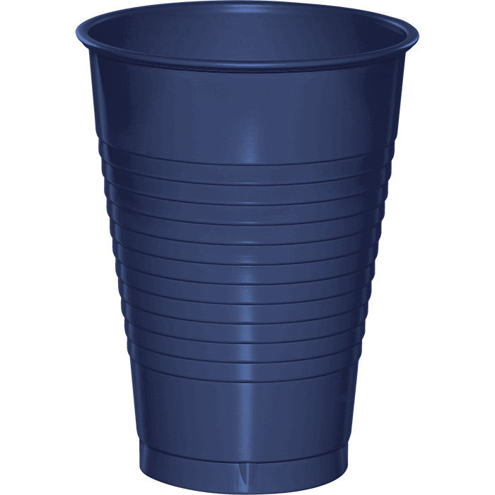 240 pc Bulk Navy 12 oz Plastic Cups