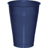240 pc Bulk Navy 12 oz Plastic Cups