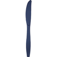 600 pc Bulk Navy Plastic Knives