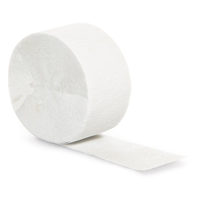 12 pc Bulk White Crepe Streamer 81 ft