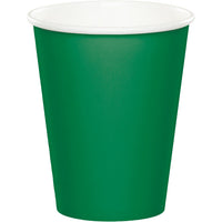 240 pc Bulk Emerald Green 9 oz Hot & Cold Cups
