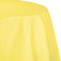 12 pc Bulk Mimosa Round Paper Table Covers 82 inch