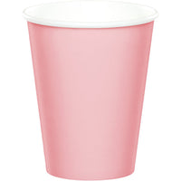 240 pc Bulk Classic Pink 9 oz Hot & Cold Cups