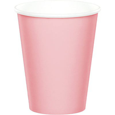 240 pc Bulk Classic Pink 9 oz Hot & Cold Cups