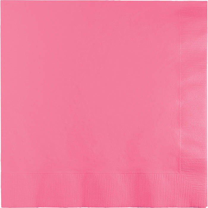 500 pc Bulk Candy Pink Luncheon Napkins 3 ply