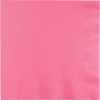 500 pc Bulk Candy Pink Luncheon Napkins 3 ply