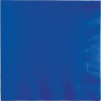 600 pc Bulk Cobalt Blue 2 ply Luncheon Napkins