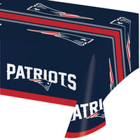 New England Patriots Plastic Table Cover, 54