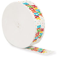 12 pc Bulk Happy Birthday Streamers