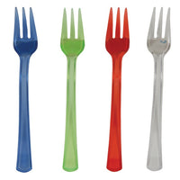 144 pc Bulk Assorted Translucent TrendWare Mini Forks
