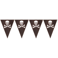 12 pc Bulk Pirate's Map Flag Banners