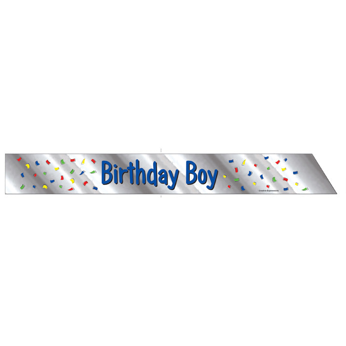 6 pc Bulk Birthday Boy Sashes