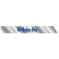 6 pc Bulk Birthday Boy Sashes