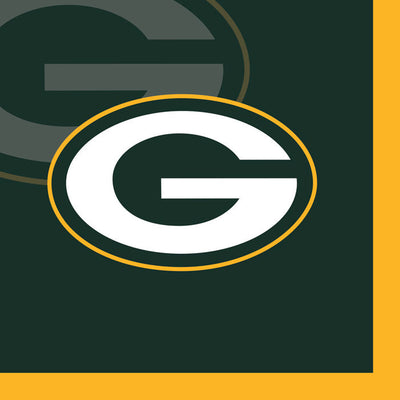 192/Case Bulk Green Bay Packers Beverage Napkins