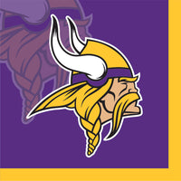 192/Case Bulk Minnesota Vikings Beverage Napkins