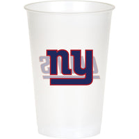 New York Giants Plastic Cup, 20 Oz (8/Pkg)