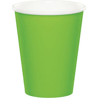 96 pc Bulk Fresh Lime Green Value Friendly 9 oz Hot & Cold Cups