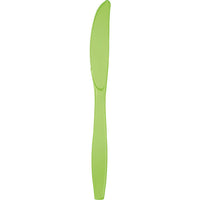 288 pc Bulk Fresh Lime Green Plastic Knives