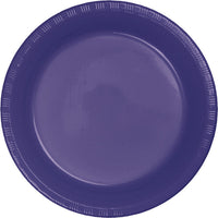 240 pc Bulk Purple 6.75 inch Plastic Dessert Plates