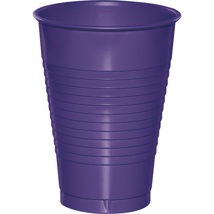 240 pc Bulk Purple 12 oz Plastic Cups