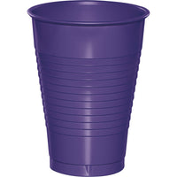 240 pc Bulk Purple 12 oz Plastic Cups
