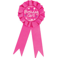 12 pc Bulk Birthday Girl Award Ribbons