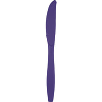 600 pc Bulk Purple Plastic Knives