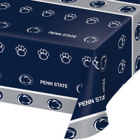 12 pc Bulk Penn State Plastic Table Covers