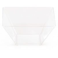 96 pc Bulk Clear TrendWare Small Square Bowl
