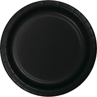 96 pc Bulk Black Velvet Value Friendly Dessert Plates