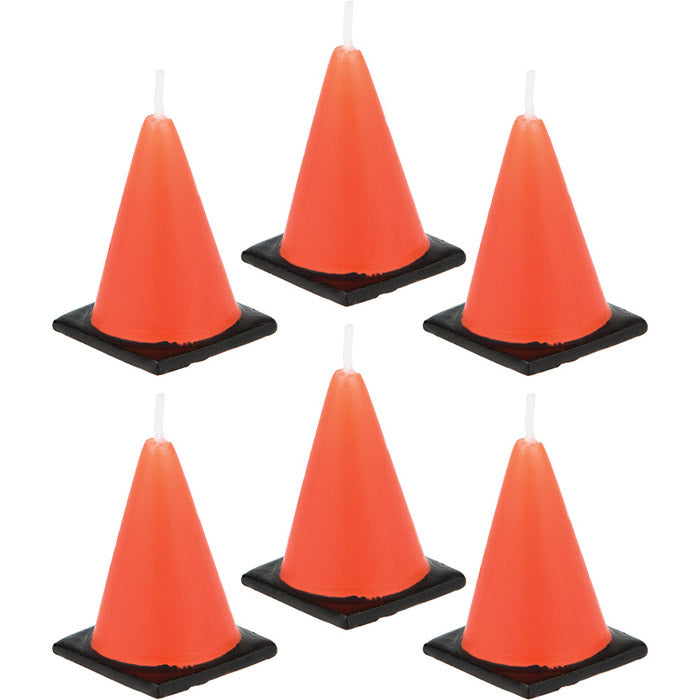 72 pc Bulk Construction Cone Candles