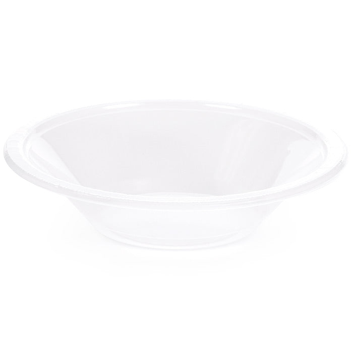 240 pc Bulk Clear 12 oz Plastic Bowls