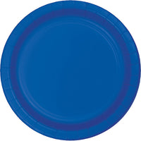 96 pc Bulk Cobalt Blue Value Friendly Dessert Plates